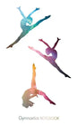 Gymnastics Notebook: (galaxy cover) - Paperback