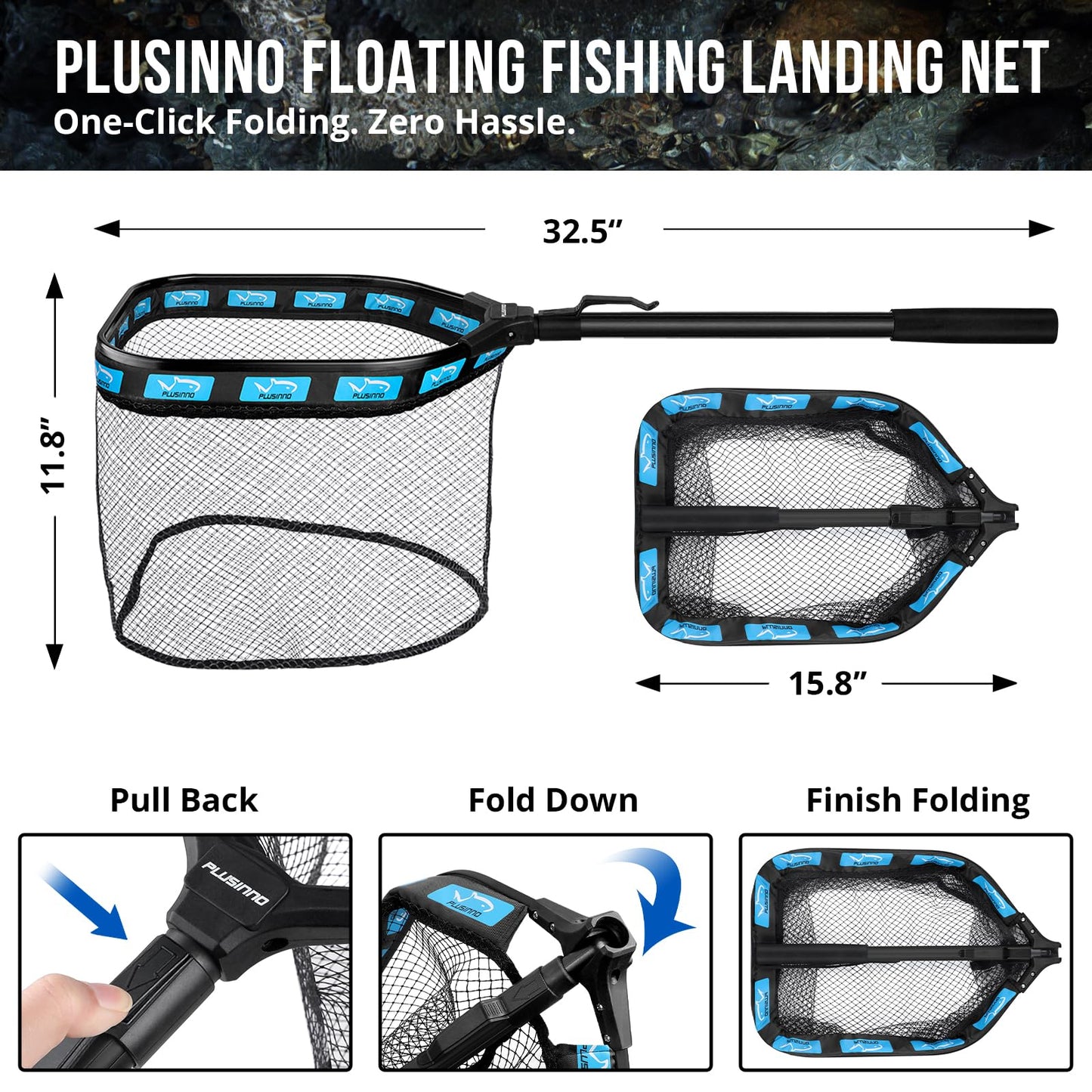 PLUSINNO Fishing Backpack with Tackle Boxes, Waterproof Fishing Sling Tackle Bag For Fishing Gear With Rod Holder, Fishing Gifts for Men With Fishing lures, Fishing pliers, Fish Lip Gripper.
