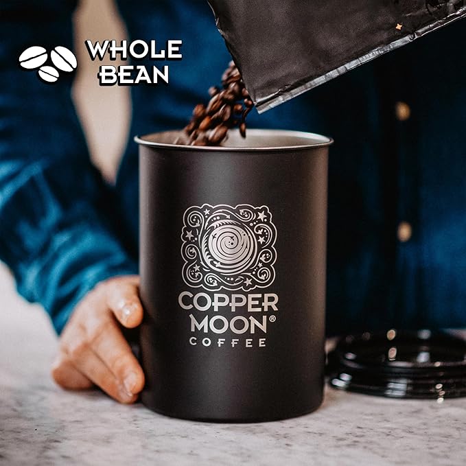 Copper Moon Medium Roast Whole Bean Coffee, Stargazer Blend, 2 Lb