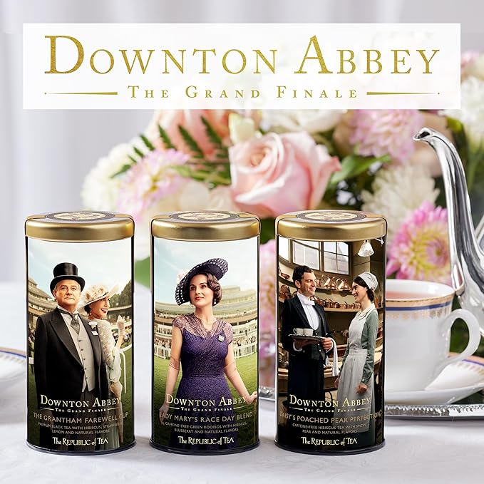 The Republic of Tea — Downton Abbey Lady Mary’s Race Day Herbal Tea Blend, 36 Tea Bags