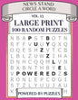 News Stand Circle a Word Vol.13: Large Print 100 Random Puzzles - Paperback