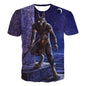 3D digital print short sleeve T-shirt