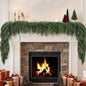 KYGDS Christmas Norfolk Pine Garland 5FT Real Touch Artificial Greenery Green