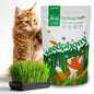 Cat Grass Seed Mix – 4 oz Pack with 5,200 Non-GMO Heirloom Seeds for Cats, Barley, Oat, Rye & Wheatgrass for Indoor Growing, Fresh Pet Grass for Digestion & Hairball Control