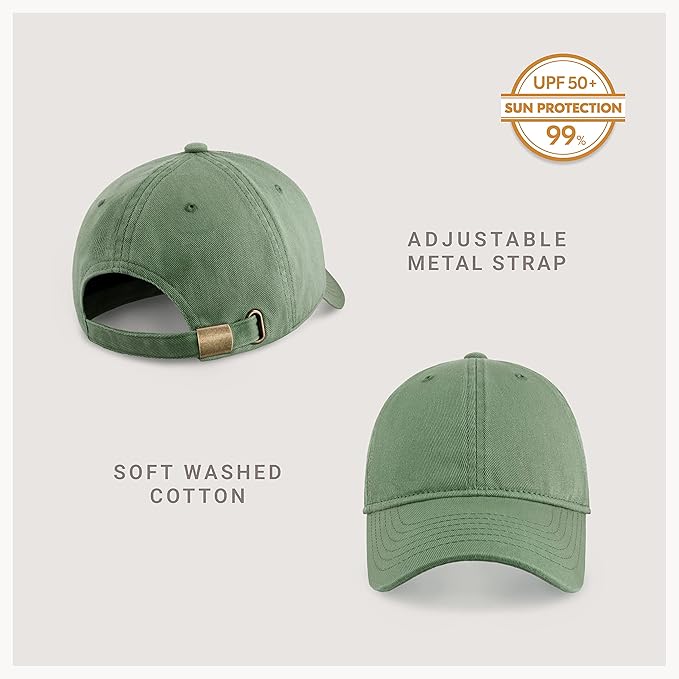CHOK.LIDS Everyday Premium Dad Hat Unisex Cotton Baseball Cap for Men and Women Adjustable Lightweight Polo Style Curved Brim
