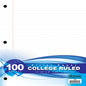 BAZIC 100 Sheets - Filler Paper (College Rule)