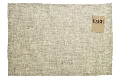 Fennco Styles Classic Solid Color Design Table Placemats