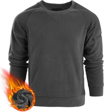 FREE SOLDIER Men's Fleece Pullover, Multiple Style Options