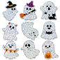 COCHIE Halloween J-O-Lantern Stickers 480pcs 1.5in Laser Ghost