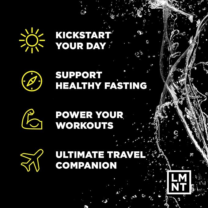 LMNT Zero Sugar Electrolytes - Lemonade | Drink Mix | 18-Count