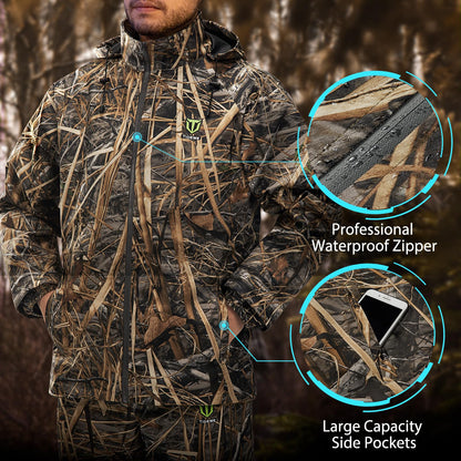 TIDEWE 2-Piece Rain Suit, Waterproof and Breathable