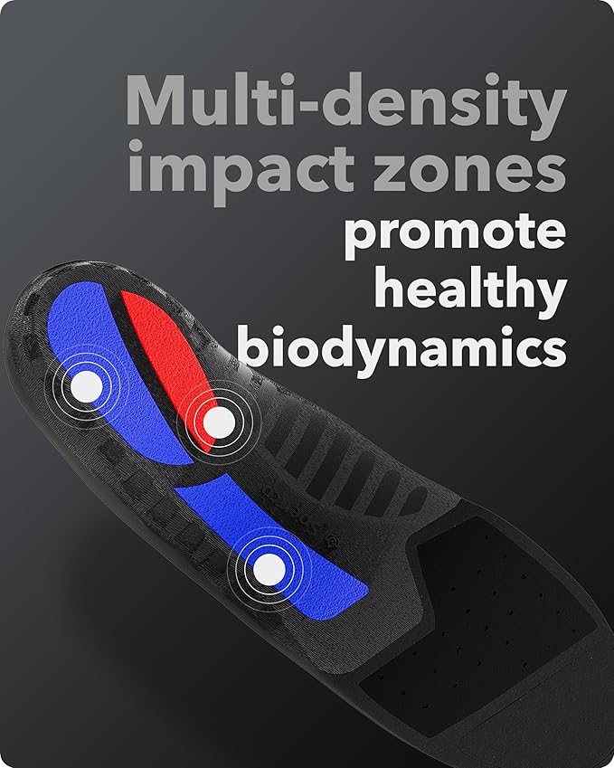 Spenco Total Support Max Shoe Insoles - Orthotic Metatarsal Arch Support Inserts - Absorbs Shock, Reduces Over-Pronation, Conforms to Foot Contours, Deep Heel Cupping Women's 9-10.5/Men's 8-9.5