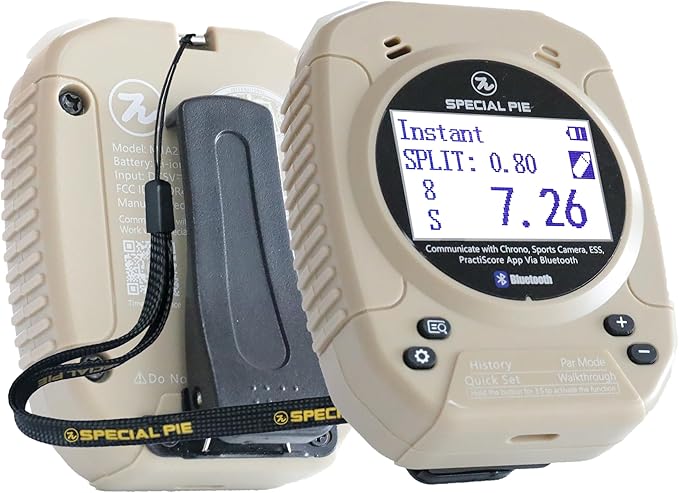 Shot Timer for Shooting - Upgraded Shooting Timer for Training & Dry Fire Practice, Loud Buzzer and Auto-Backlight, Ideal for IPSC, IDPA, USPSA