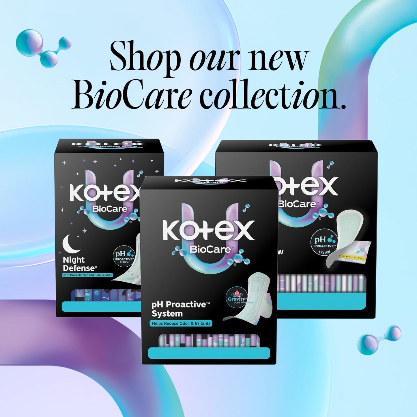 Kotex Regular Daily Pads - 56 Count | Soft and Breathable