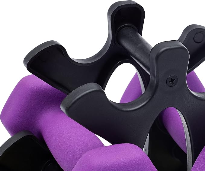 Amazon Basics Neoprene Dumbbell Hand Weights for Exercise and Muscle Toning