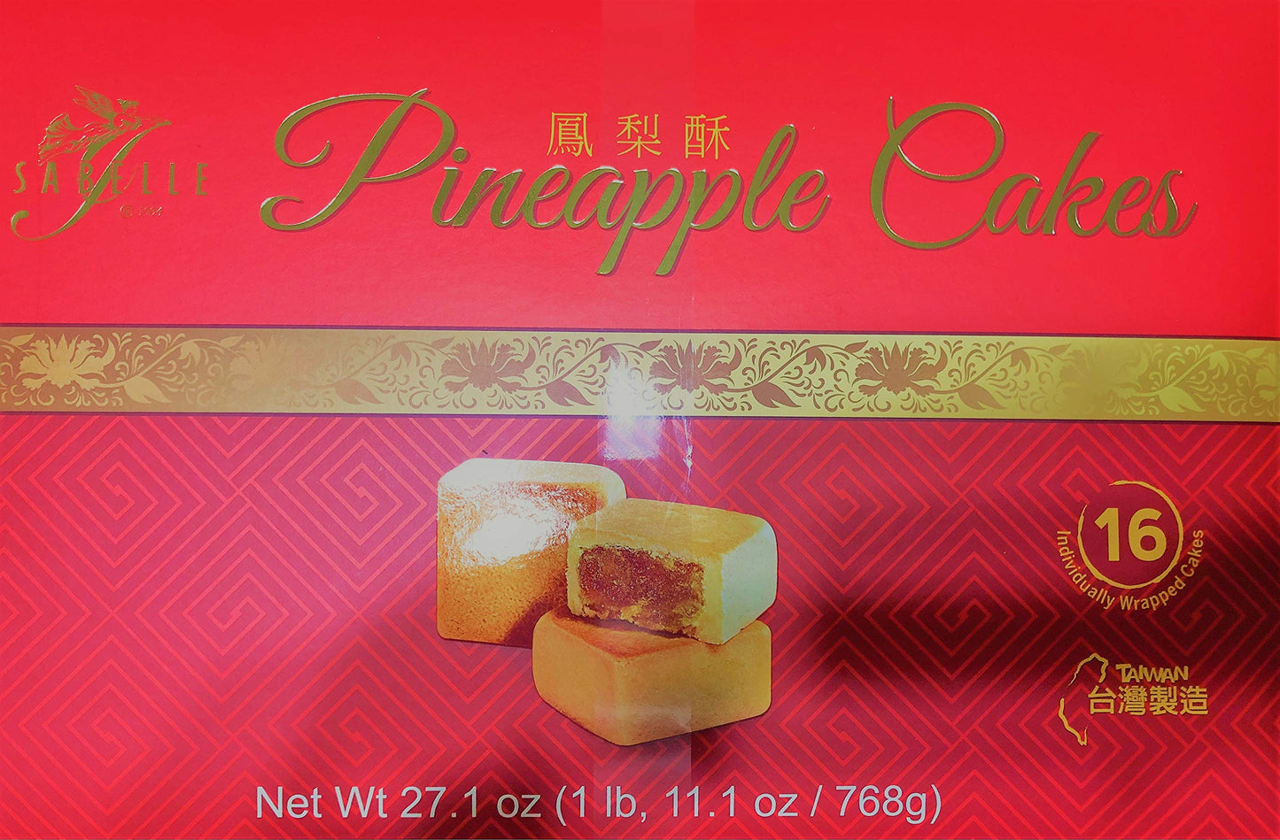 Isabelle Pineapple Mini Cakes, 1.7 Ounce (10 Count)