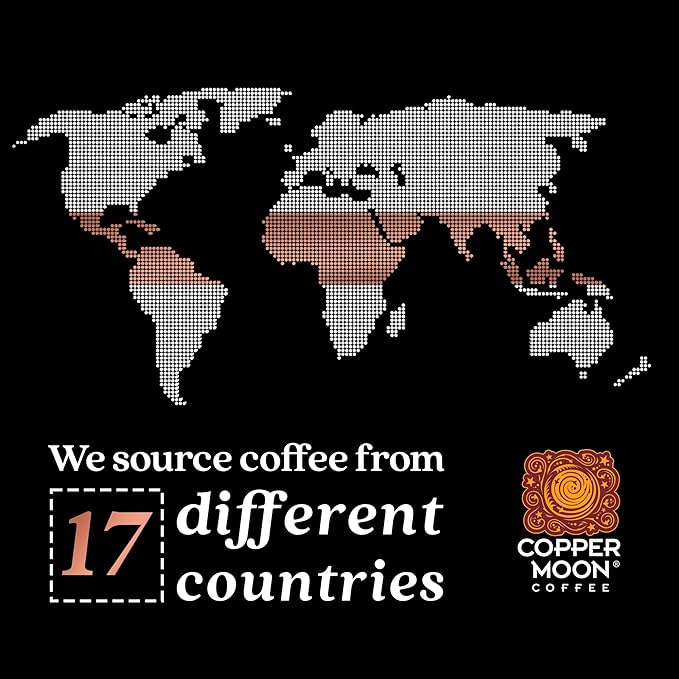 Copper Moon Medium Roast Whole Bean Coffee, Stargazer Blend, 2 Lb