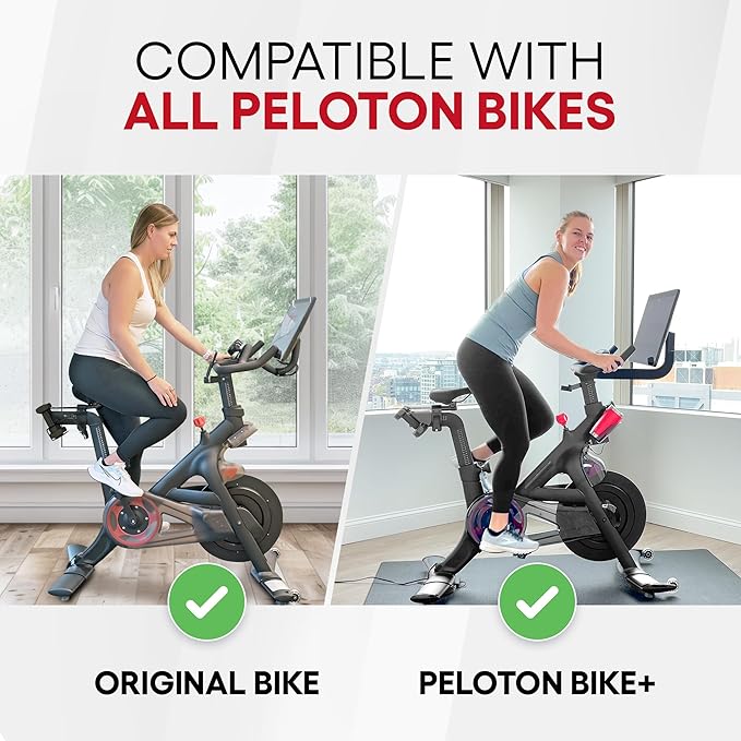 Pedal Converters for Peloton Bike & Bike+ - Ride The Peloton with Sneakers - Platform for Look Delta Pedals - Great for Kids
