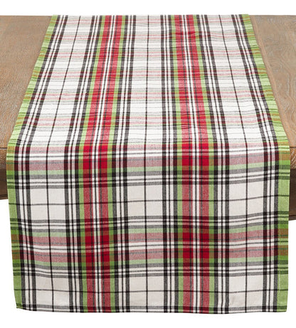 Fennco Styles Classic Plaid Design Tabletop Collection