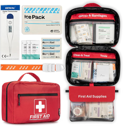 RHINO RESCUE Bundle - Pet First Aid Kit+ First Aid Kit for Home