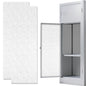 AUECOOME Magnetic Locker Wallpaper Sheet 12x36 Black Square 2pcs Pink Love