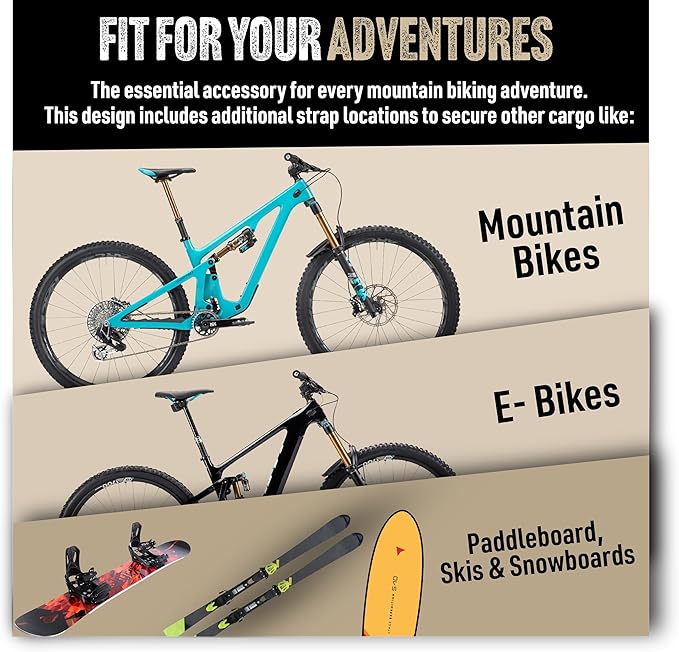 Send It. High Roller Tailgate Bike Pad V2 - Truck Accessories for Mountain Bikers, BMX Bikes, Ebikes & More (Mid Size)