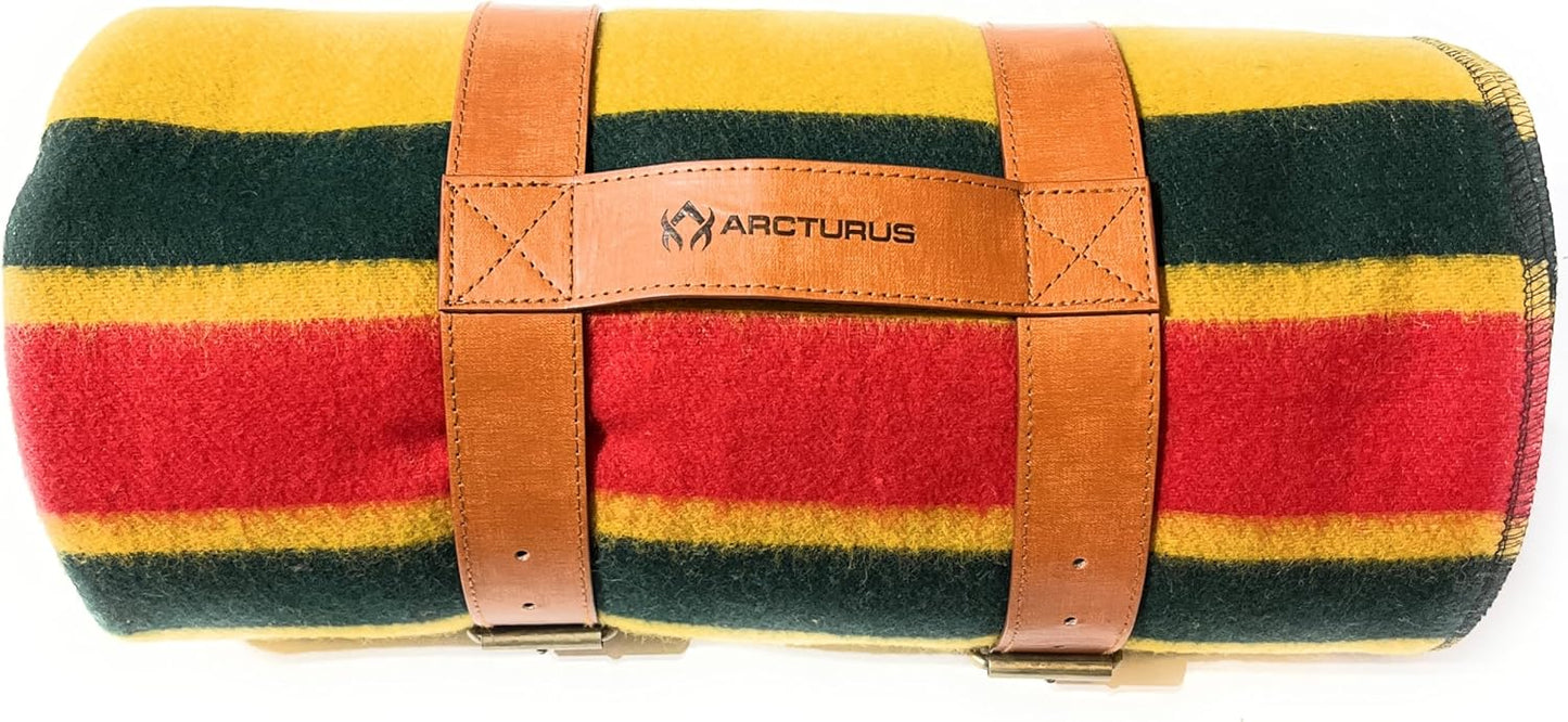 Arcturus Cour Cedars Wool Blanket and Carry Straps Bundle