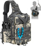 Piscifun Fishing Backpack with Rod Holder, Lightweight Sling Bag Storge Gear and Equipment