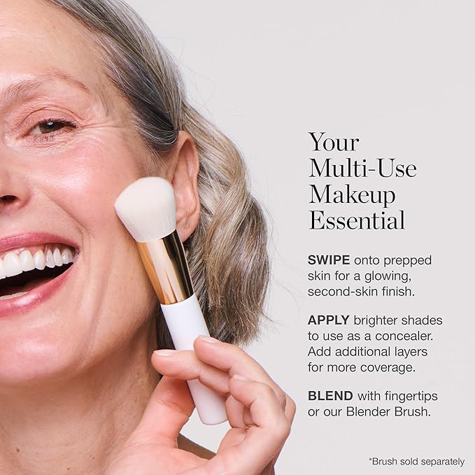 Ogee Sculpted Complexion Foundation Stick (Banyan 3.0W - Medium Light, Golden Undertones) Full Coverage Foundation Makeup - Instantly Balance & Even Complexion - 70% Organic Ingredients