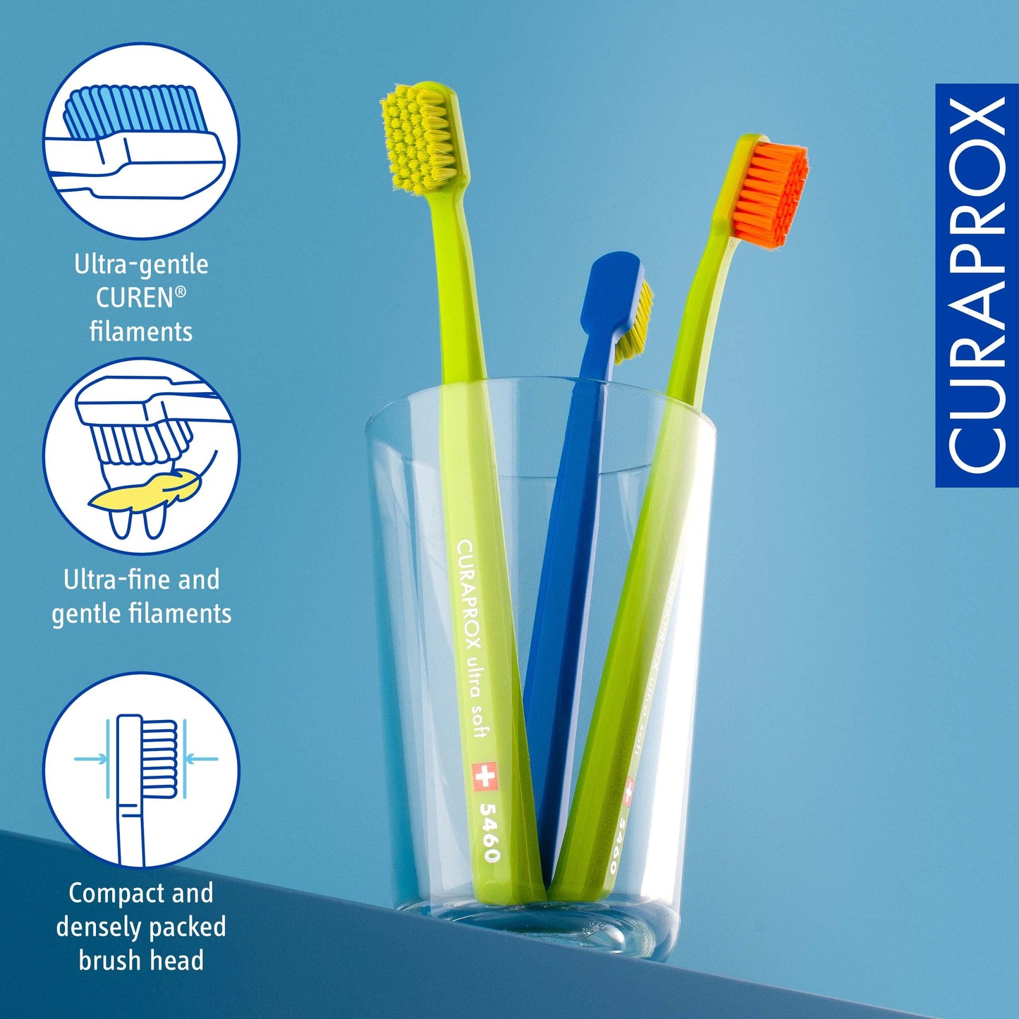 Curaprox 5460 Ultra Soft Toothbrush | Gentle Cleaning
