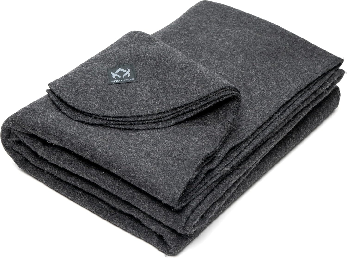 Arcturus Charcoal Wool Blanket and Carry Straps Bundle
