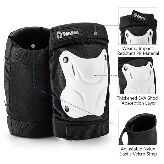 Skating Protective Gear Kids Toddler Knee Pads and Elbow Pads Set, Bike Protection for Kids Wrist Guards for Roller Skating Skateboarding Cycling White
