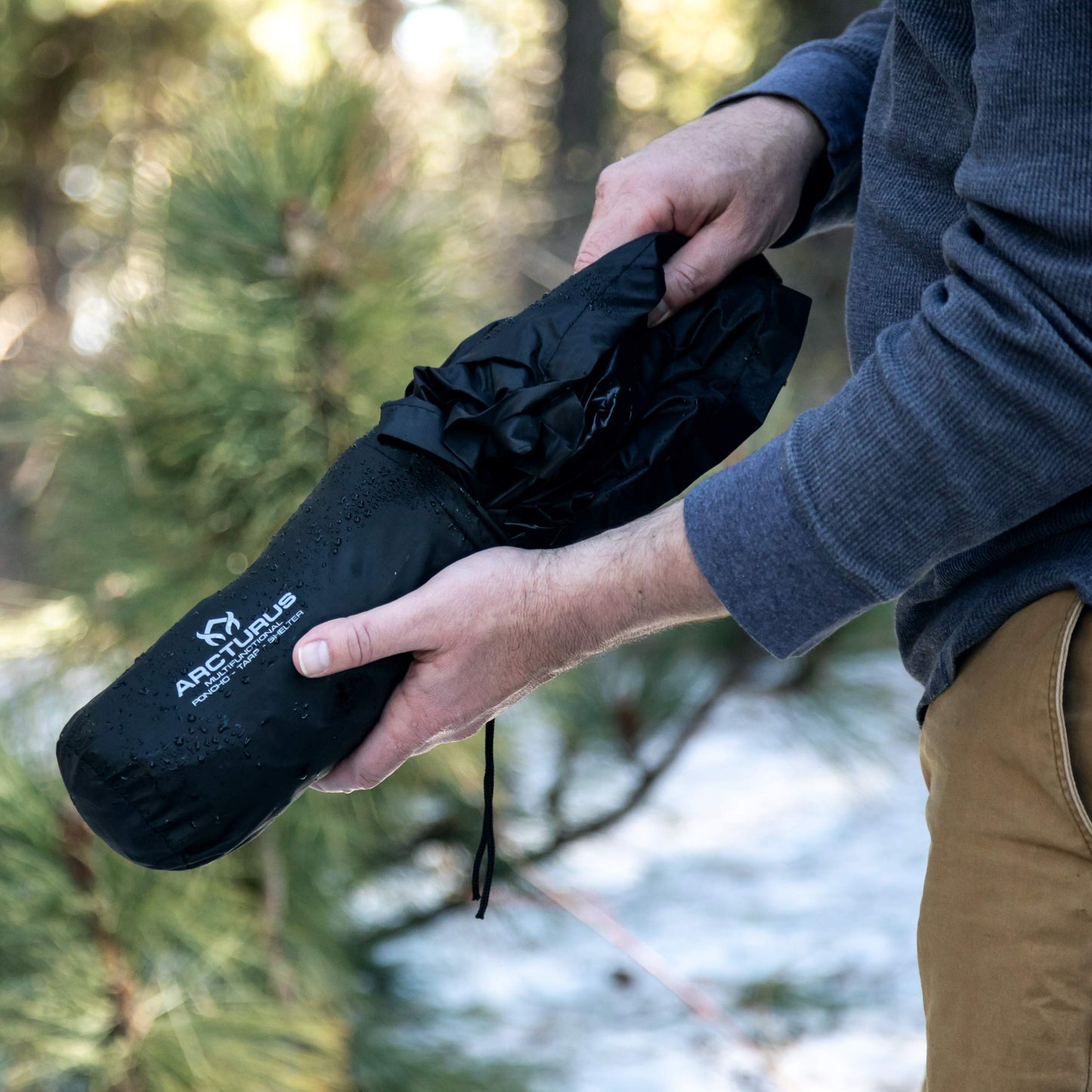 Arcturus Rain Ponchos | Adjustable Hood | Waterproof Ripstop Nylon | Great for Hunting, Fishing & Camping