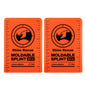 RHINO RESCUE First Aid Splint 36" X 4.3" Orange-Gray, Keep Bones in Position (1, Folded)