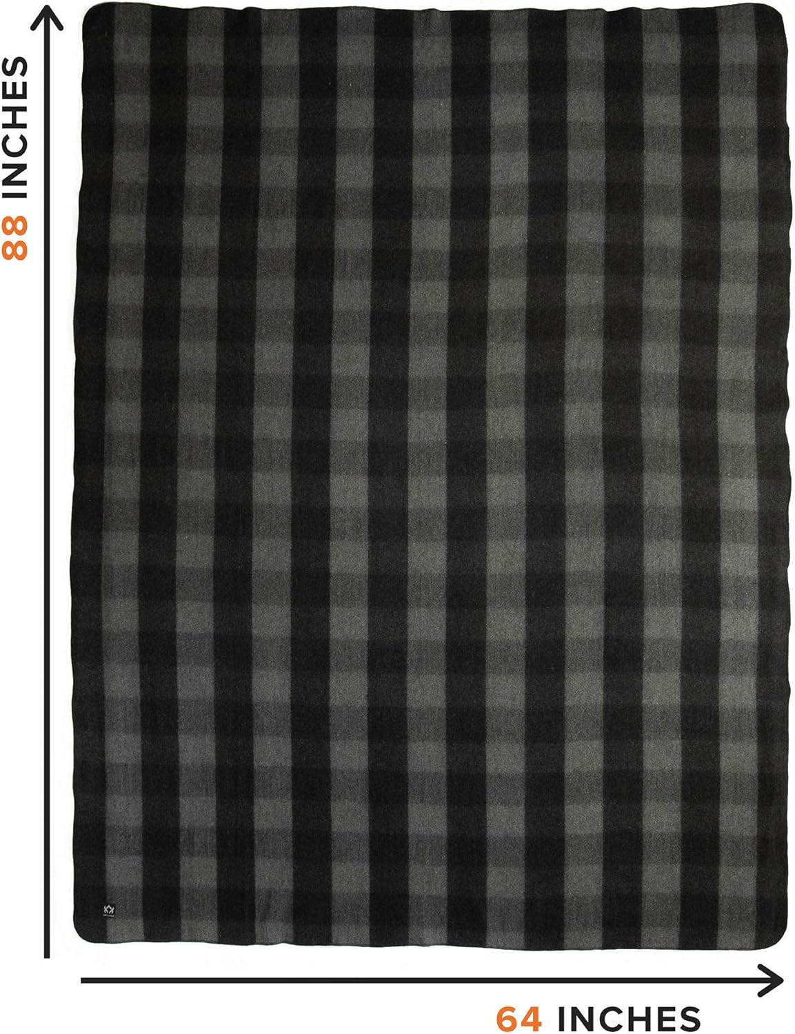Arcturus Gray Buffalo Wool Blanket and Carry Straps Bundle