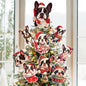 Ciazoxa Christmas Golden Doodle Tree Topper 9Pcs Ornament Xmas Decor