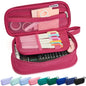 Large Pencil Case 1800ml - Heavy Duty Canvas School Supplies Organizer for Kids Students