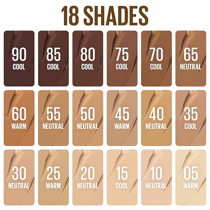 Maybelline Lifter Stix Multi-Use Face Stick - Contour, Bronzer, Concealer and Foundation Stick, All-In-One Creamy Face Makeup with Cranberry Seed Oil, 30, 1 Count