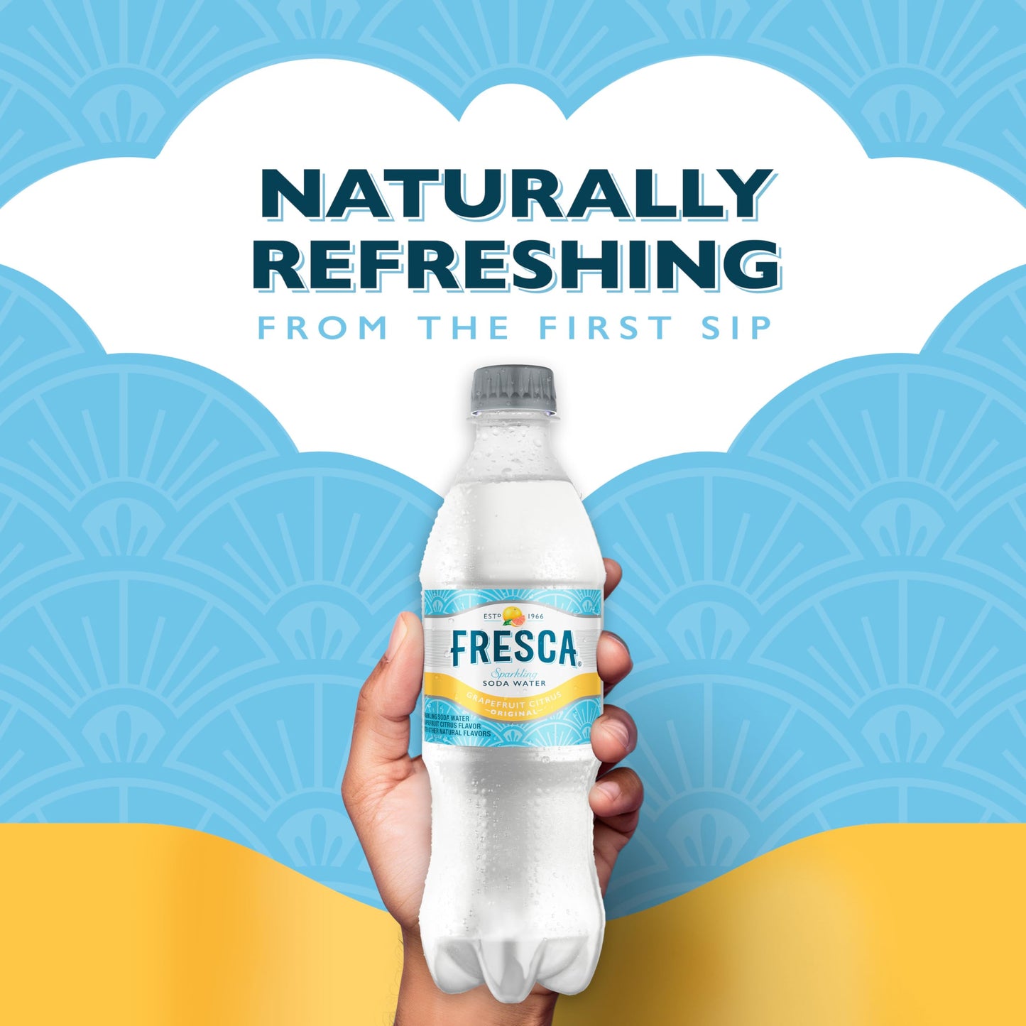 BestBy12/25 Fresca Citrus Soda Soft Drink 16.9oz Bottles 6 Pack