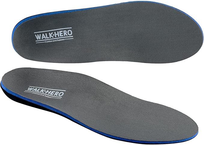 Plantar Fasciitis Feet Insoles Arch Supports Orthotics Inserts Relieve Flat Feet, High Arch (Mens 5-5 1/2 | Womens 7-7 1/2)