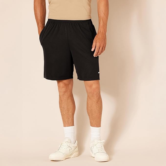 Amazon Essentials Men's Performance Tech Loose-Fit Shorts (Available in Big & Tall), Pack of 2