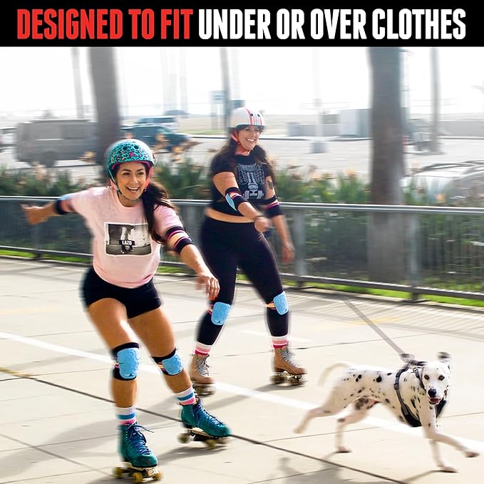 Triple Eight Covert Elbow Pads – Ideal for Roller Skating, Biking, BMX, and Skateboarding