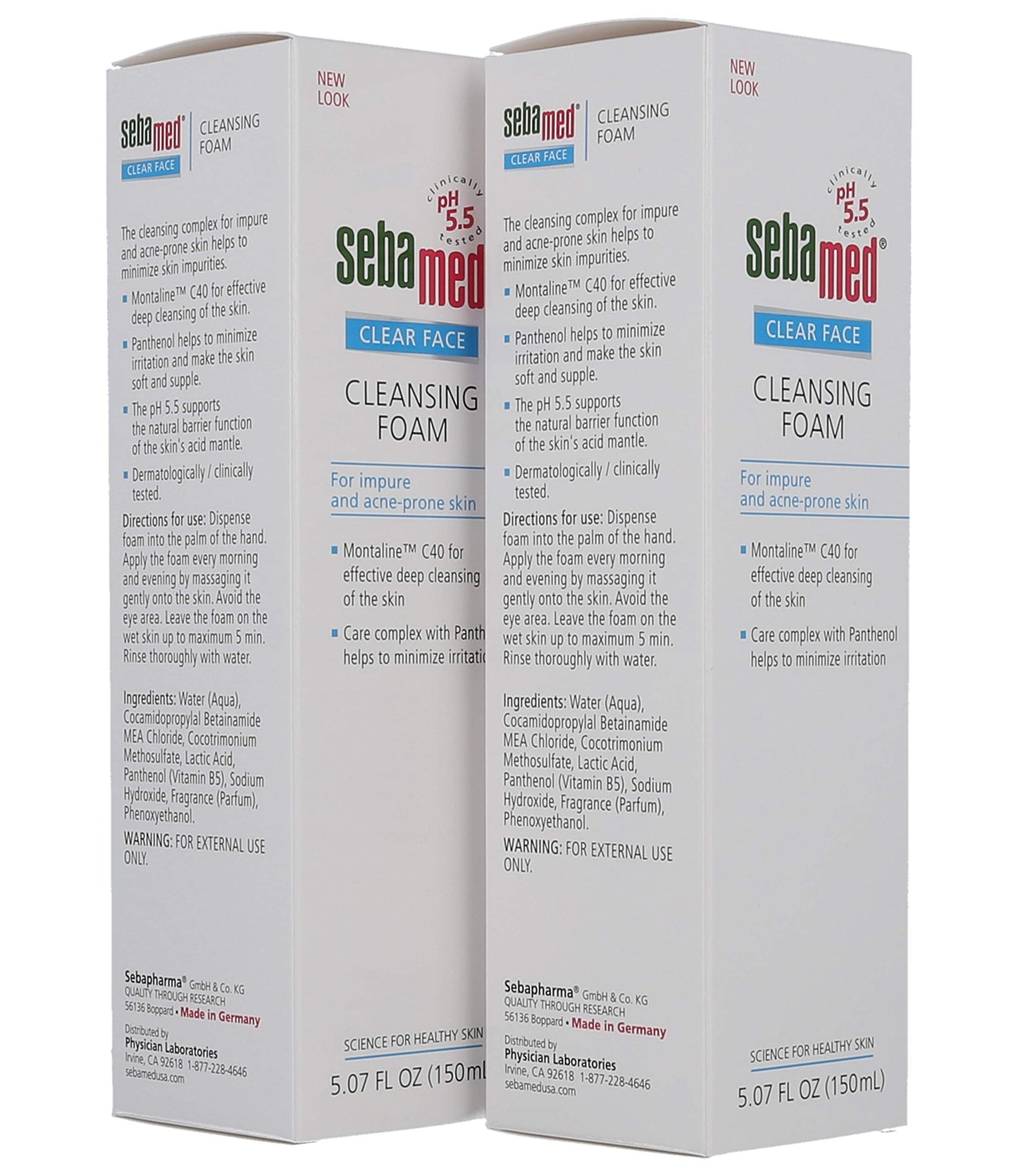 Sebamed Clear Face Facial Cleansing Gel for Oily & Acne-Prone Skin - Gentle, pH-Balanced, Paraben-Free Skincare