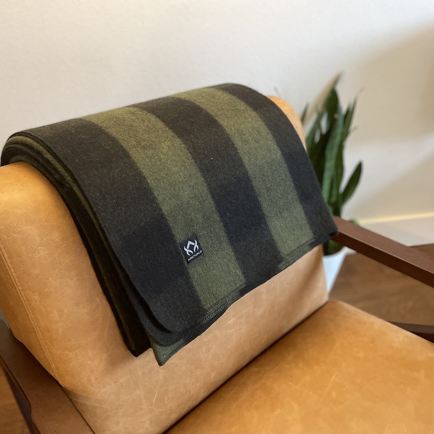 Arcturus Military Wool Blanket - Warm, Thick, Washable - Great for Outdoors, Camping, Stadium Blanket, Picnics, Travel - Car & Bushcraft Survival Kits