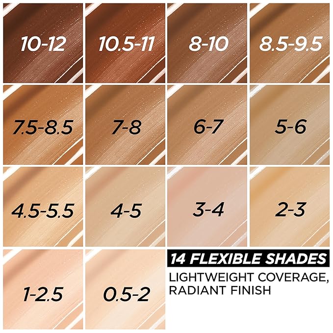 L'Oreal Paris True Match Nude Hyaluronic Tinted Serum Foundation with 1% Hyaluronic acid, Medium 4-5, 1 fl. oz.