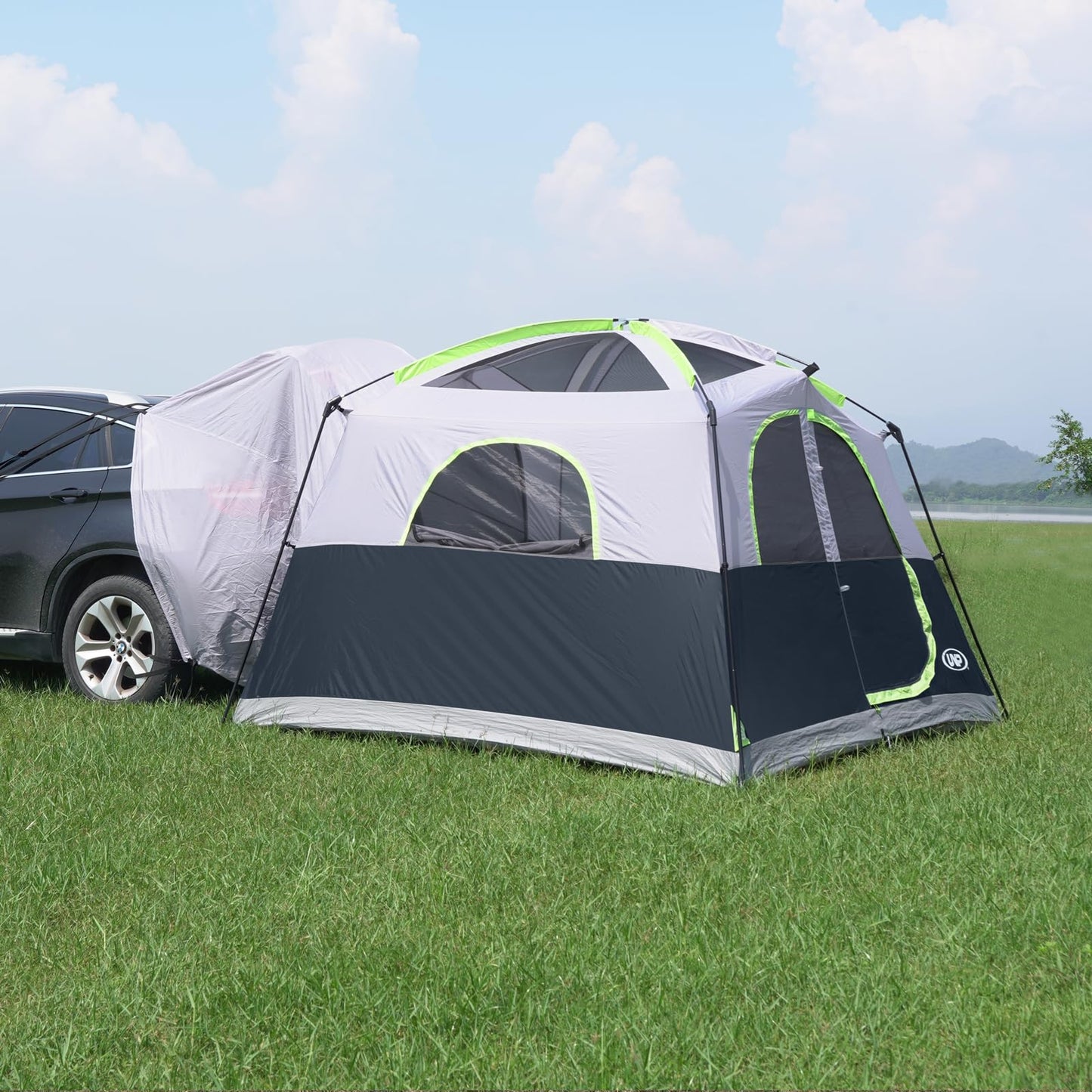 UNP SUV Tent for Camping, 6-Person SUV Tailgate Tent - Easy Set Up with Rainfly, 10'x9'x78in(H)