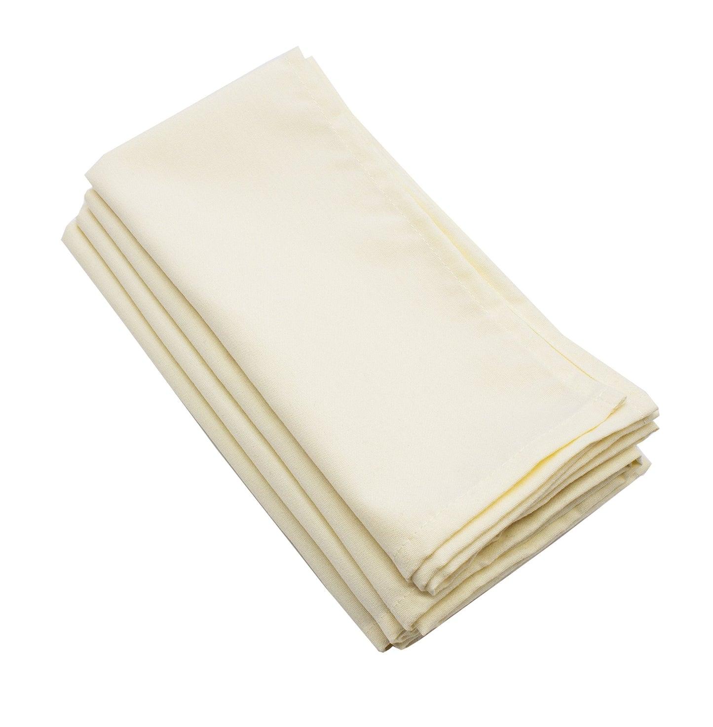Fennco Styles Classic Solid Design Napkins, 20-inch Square, Set of 4