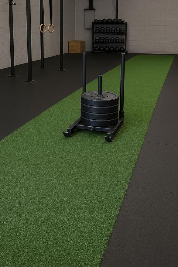 Ottomanson Artificial Turf Golf Hitting Mat 3' x 20' Indoor/Outdoor Waterproof Synthetic Fake Grass for Putting Practice Baseball Football Sports Gym Backyard, Custom Size 2' up to 30'