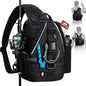 Piscifun Fishing Backpack with Rod Holder, Lightweight Sling Bag Storge Gear and Equipment