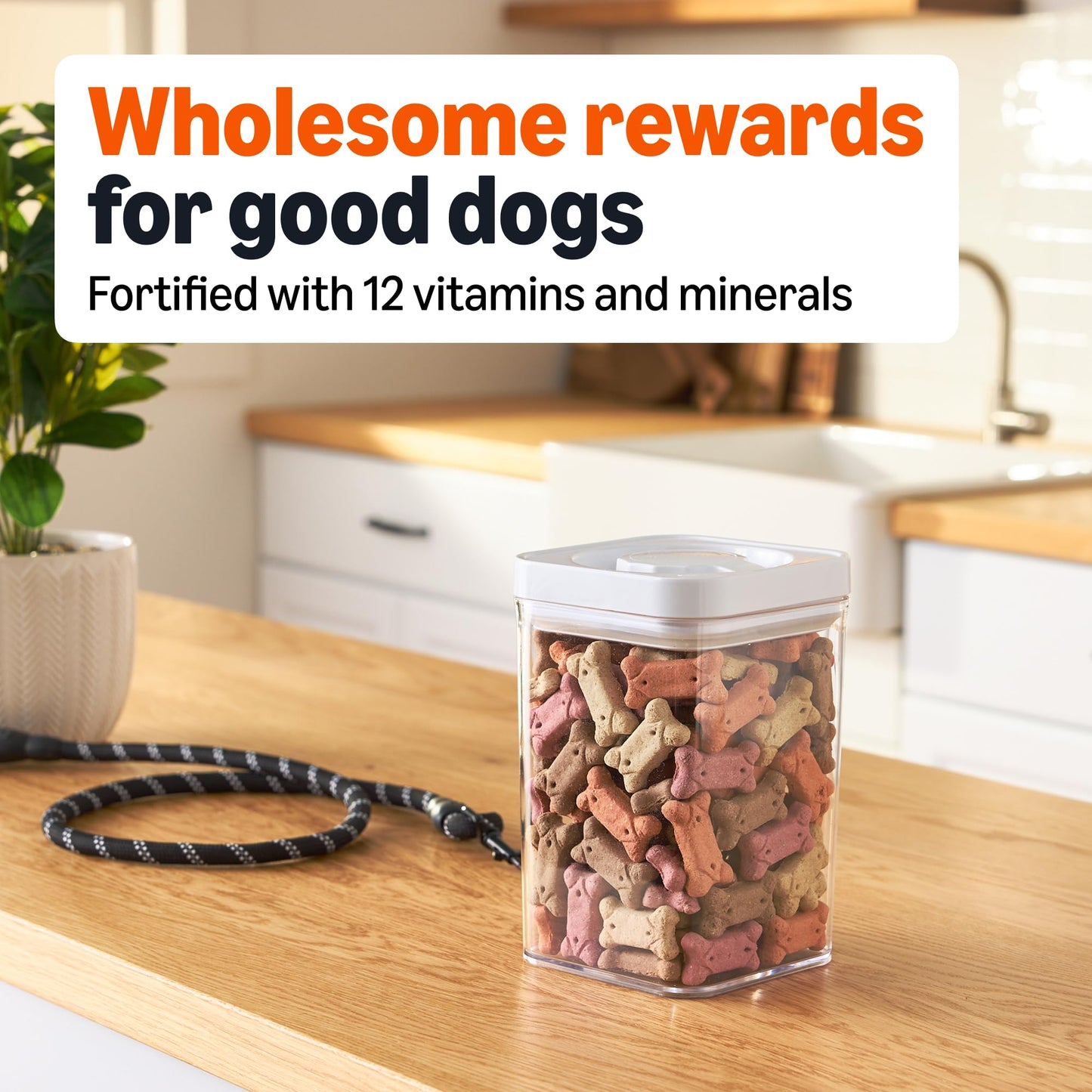Amazon Basics Crunchy Dog Biscuits Multi Flavor 5 lb Box
